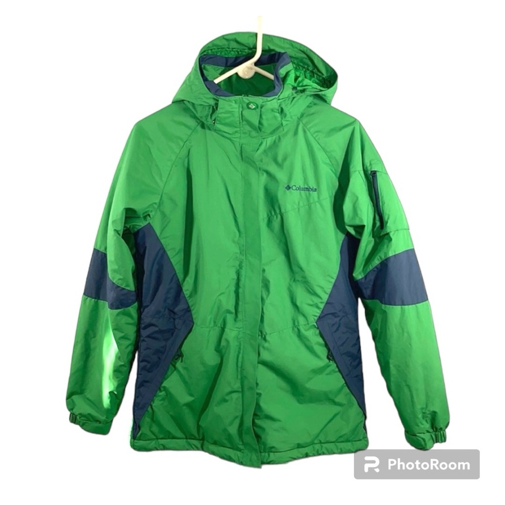 Columbia Coat Green/Gray Size Medium